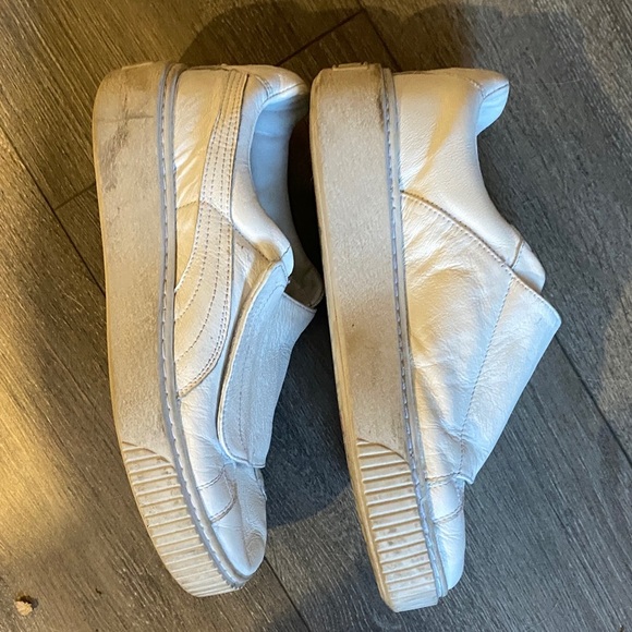 Puma Women's White Slip-On Sneakers - Picture 4 of 8